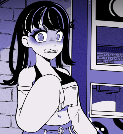 Anomalous Coffee Machine 2 key art - manga character with a shocked expression next to a coffee machine