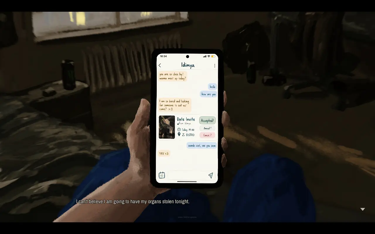 I Can Smell You From Here - the opening phone conversation